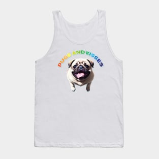 Just Pugs and Kisses 3 Tank Top